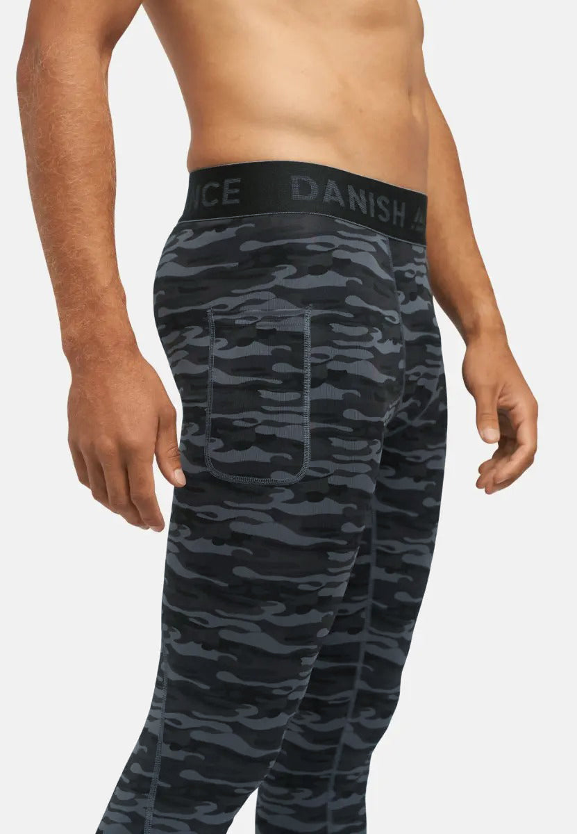 Mens Power Compression Tights with Side Pockets