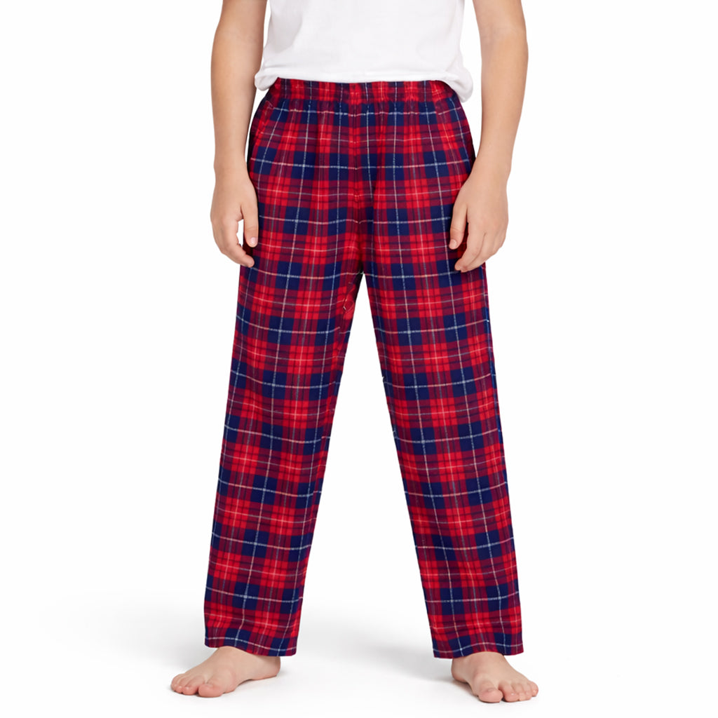 Kids Cotton Flannel Soft Brushed Lounge Pajama Pants
