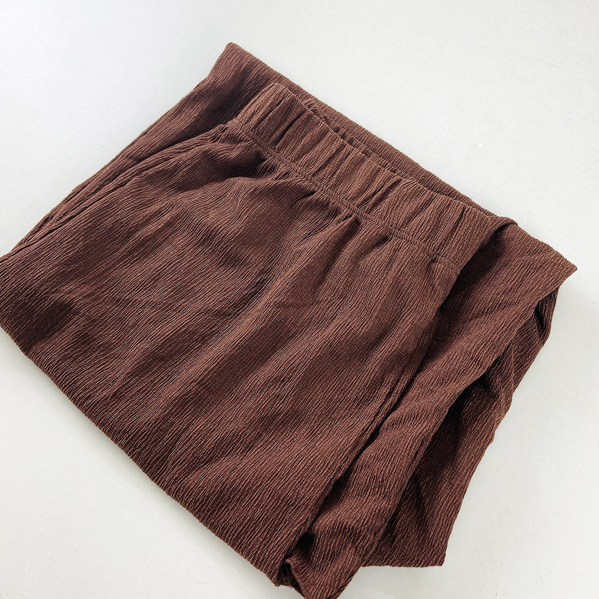 Womens Lightweight Crinkle Culotte 3/4 Pajama