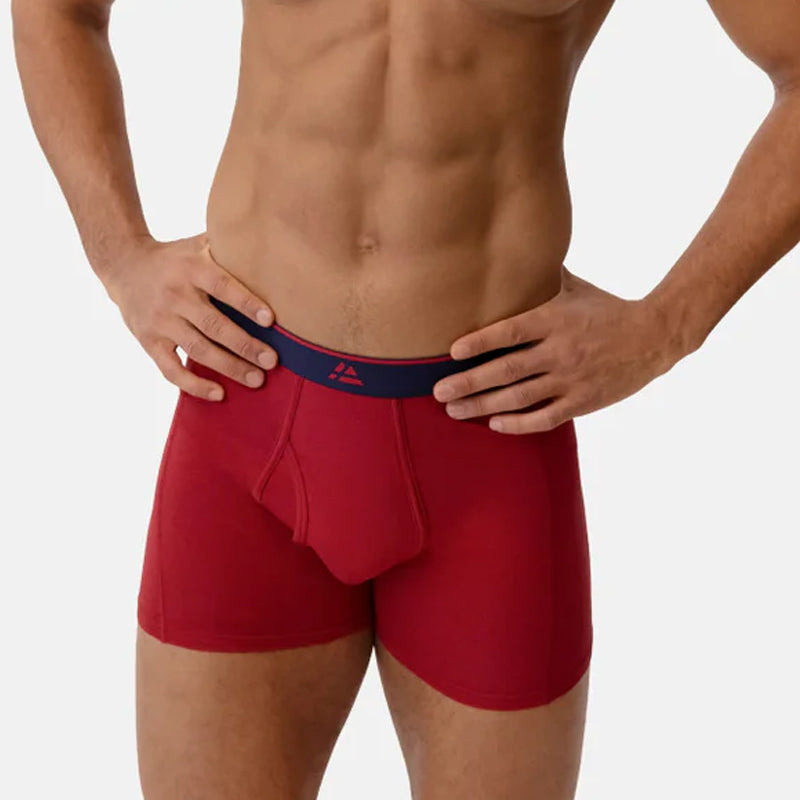 Pack of 3 Mens Bamboo Trunks Soft Breathable Comfort Boxer Underwear