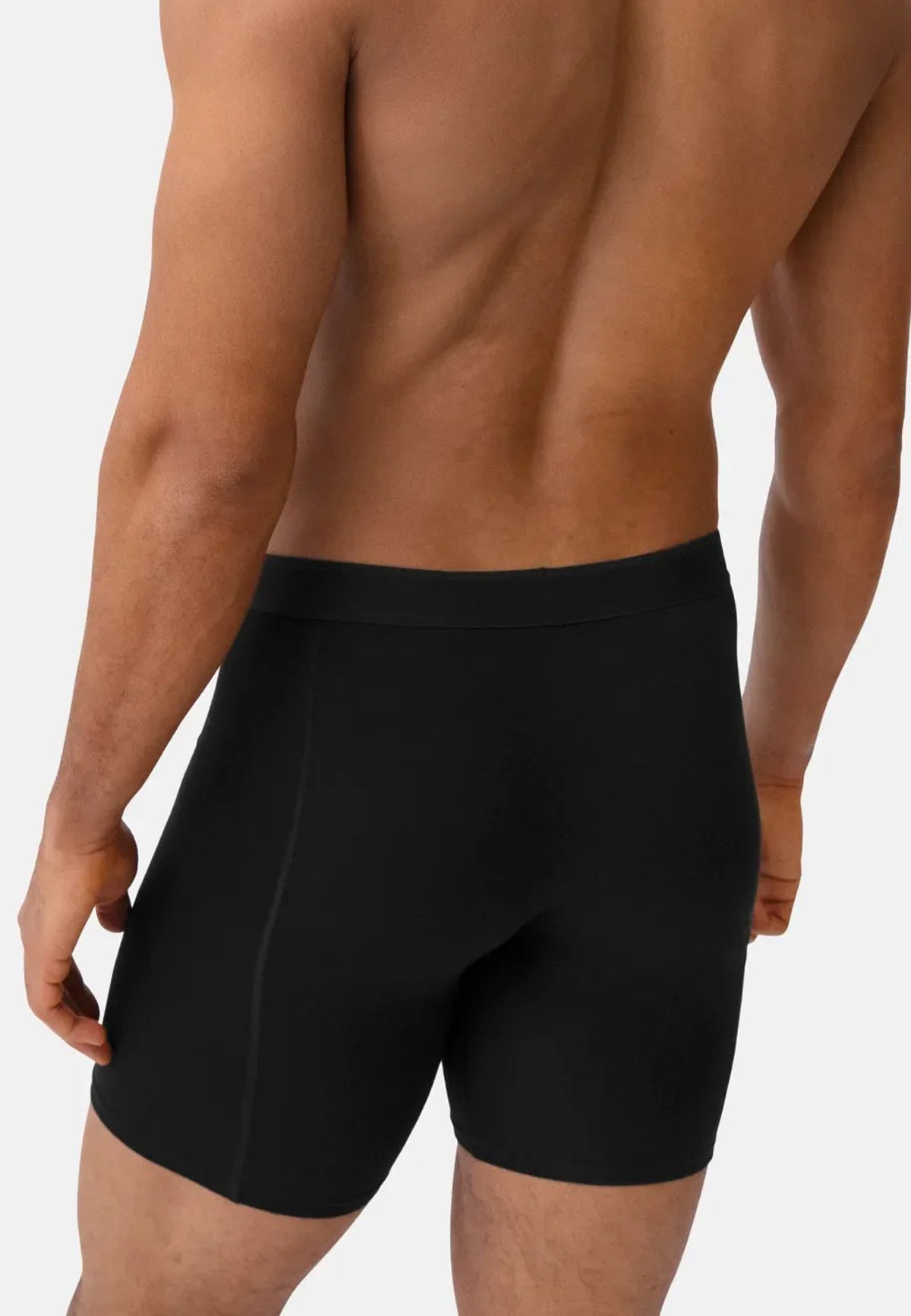 Pack of 3 Mens Extra Long Bamboo Fiber Trunks Boxer