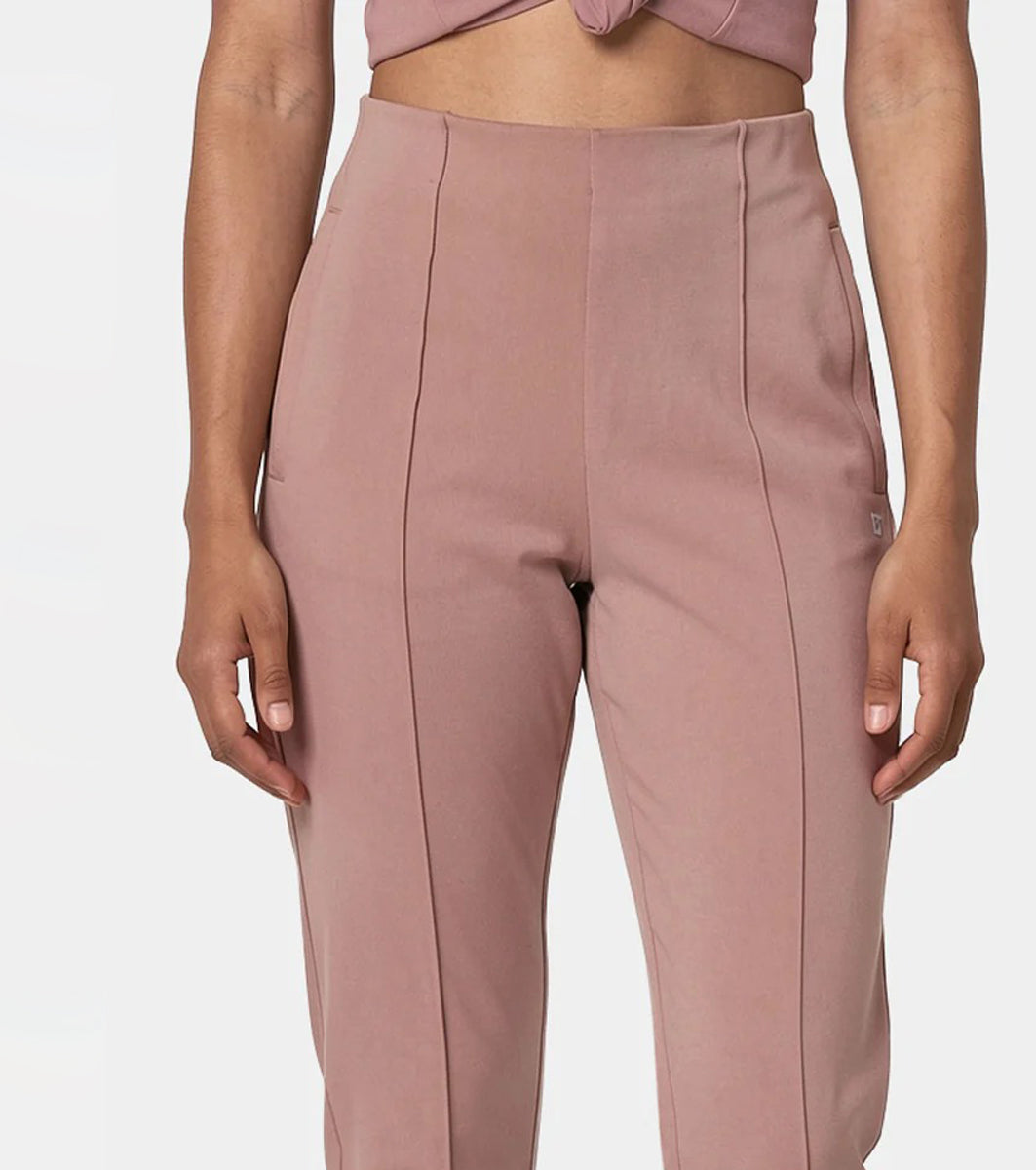 Womens High Waist Stretch Straight Yoga Leggings with Side Pocket