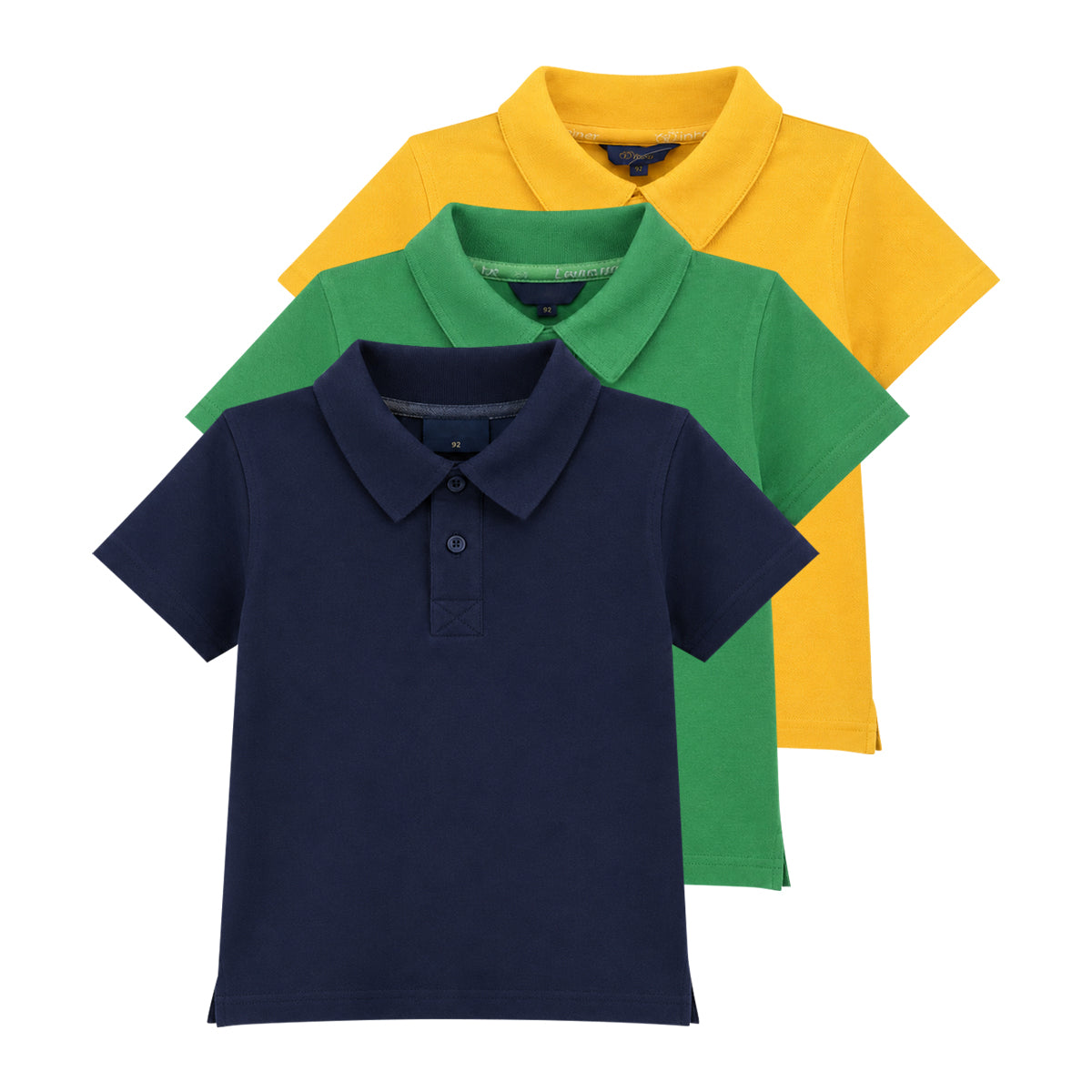 Boys Short Sleeve Cotton Polo T-Shirts