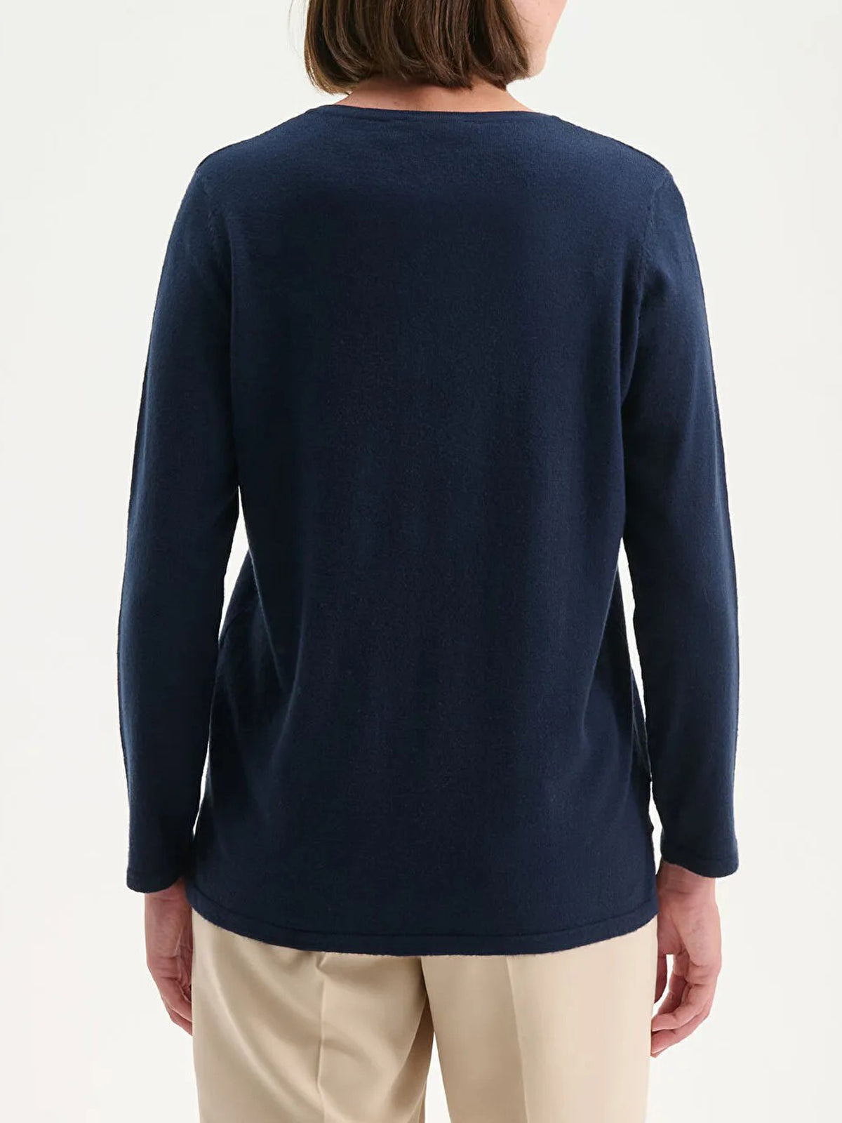 Womens Elegant Knit Pullover Long Sleeve Sweater