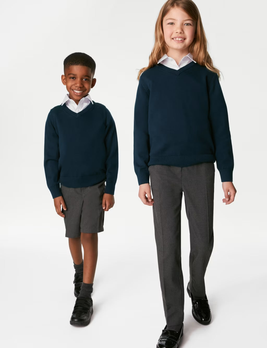 Kids Cotton School Jumper Sweater (4-14 Yrs)