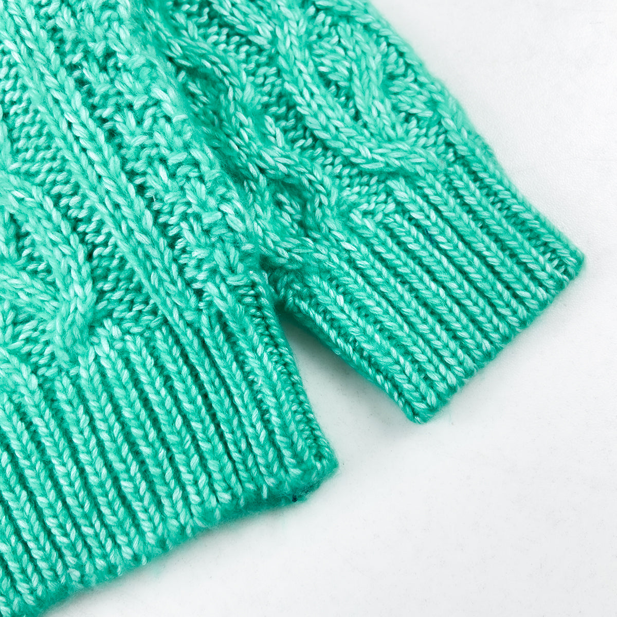 Kids Cable Knit Soft Cotton Cardigan Sweater