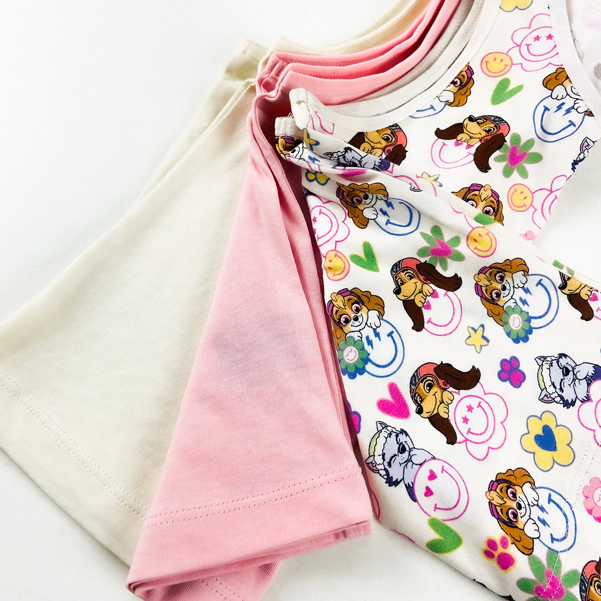 Girl's Print Scoop Neck Soft Sleeveless Vest Tank Tops