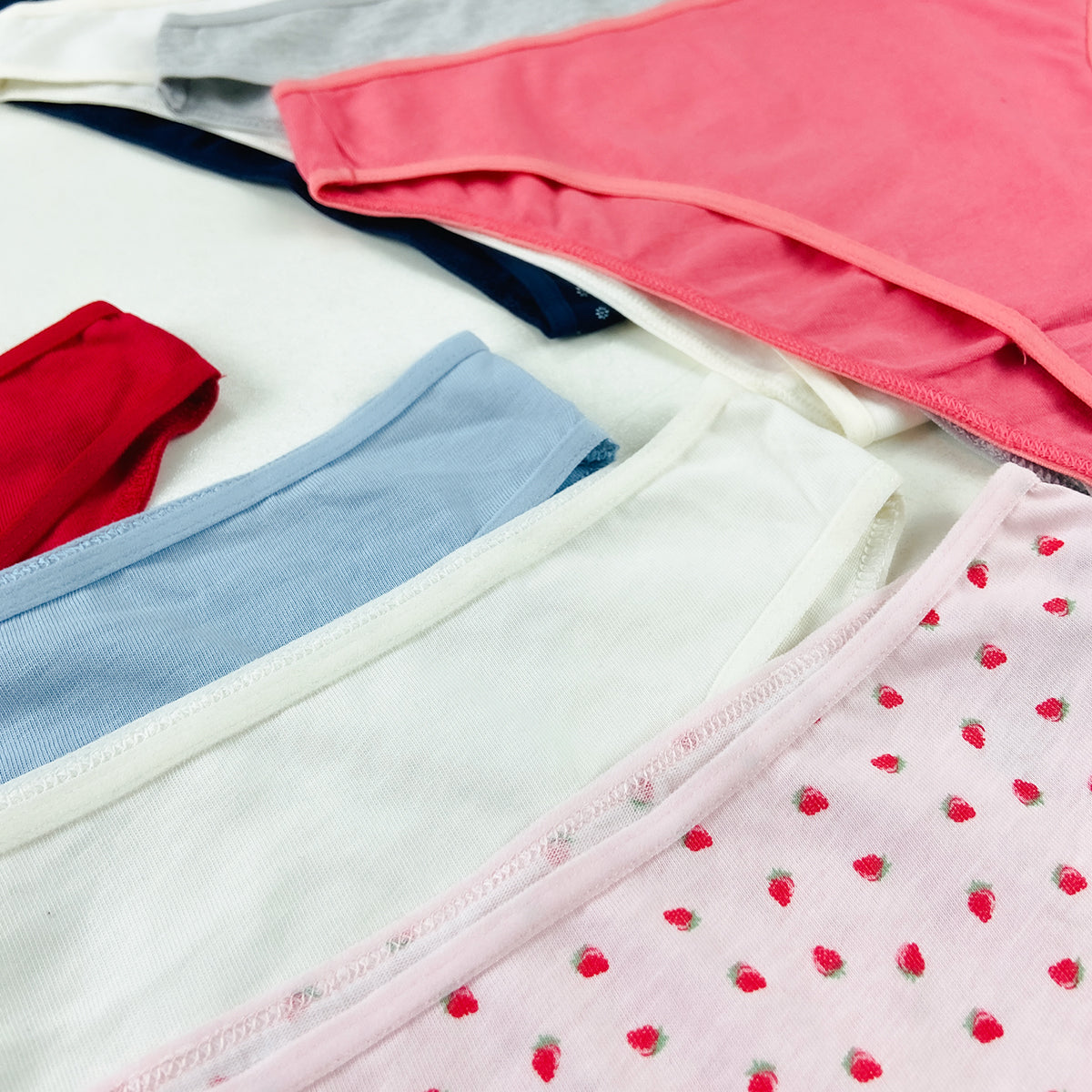 Pack of 5 Womens High Leg Cotton Briefs