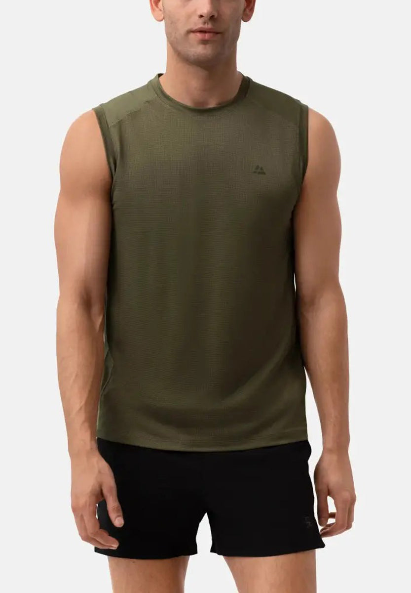 Mens Premium Lightweight Sports Sleeveless Tank Top