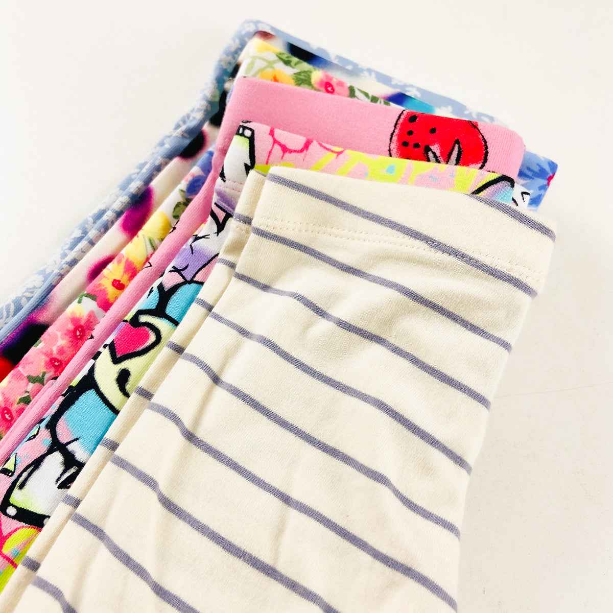 Pack of 3 Toddlers and Young Girls Cotton Cycle Shorts
