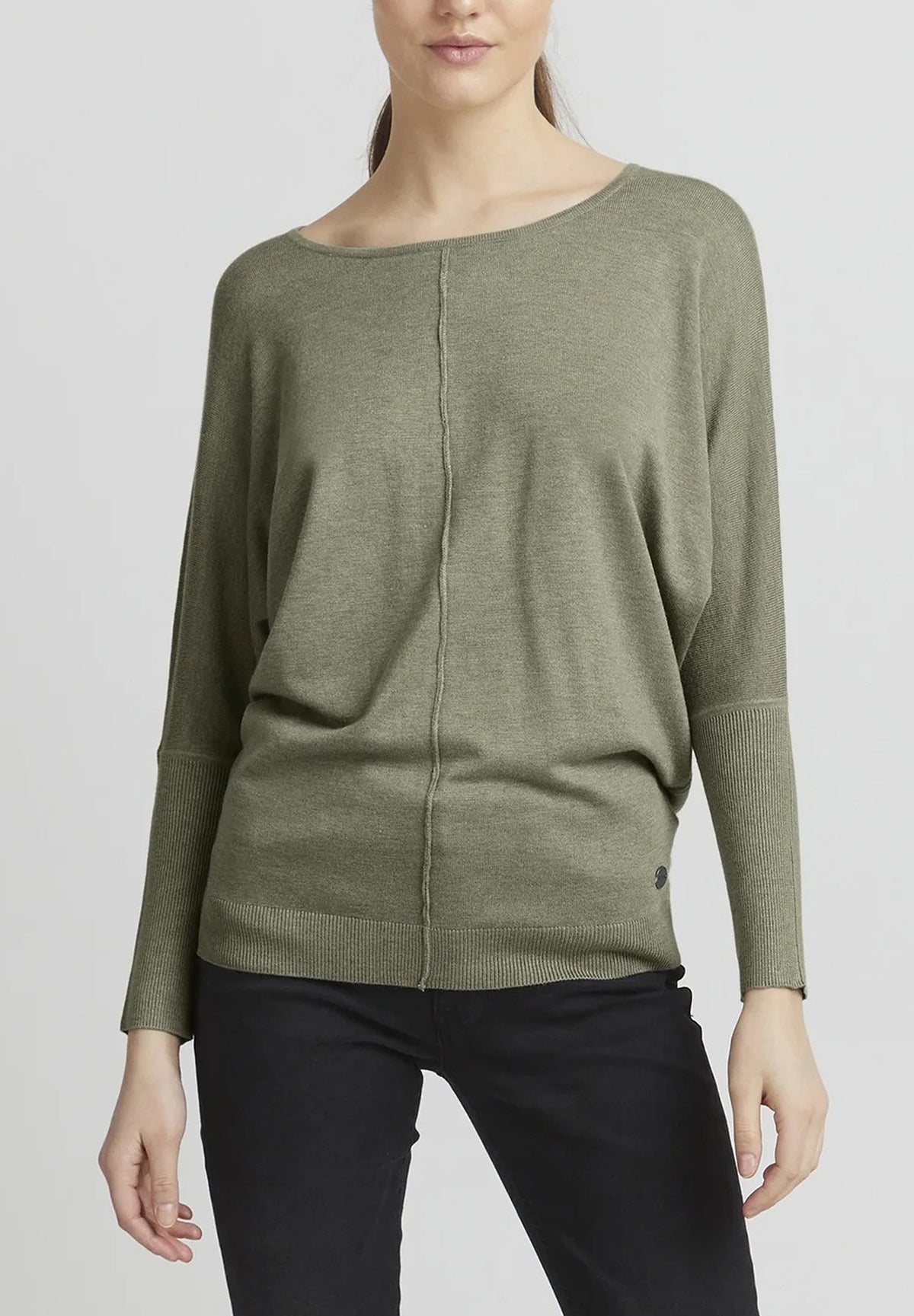 Womens Premium Soft Viscose Knit Crew Neck Sweater