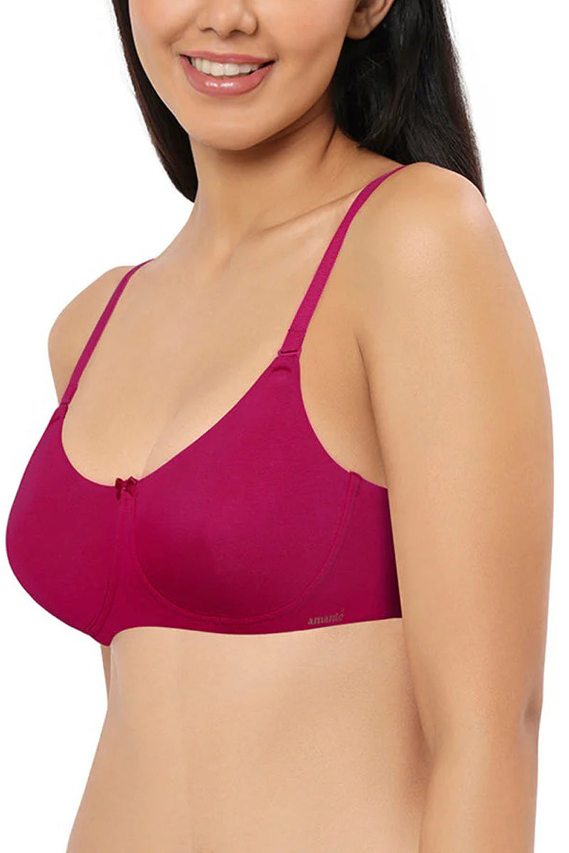 Womens Cotton Non-Padded Non-Wired Full Coverage Bra