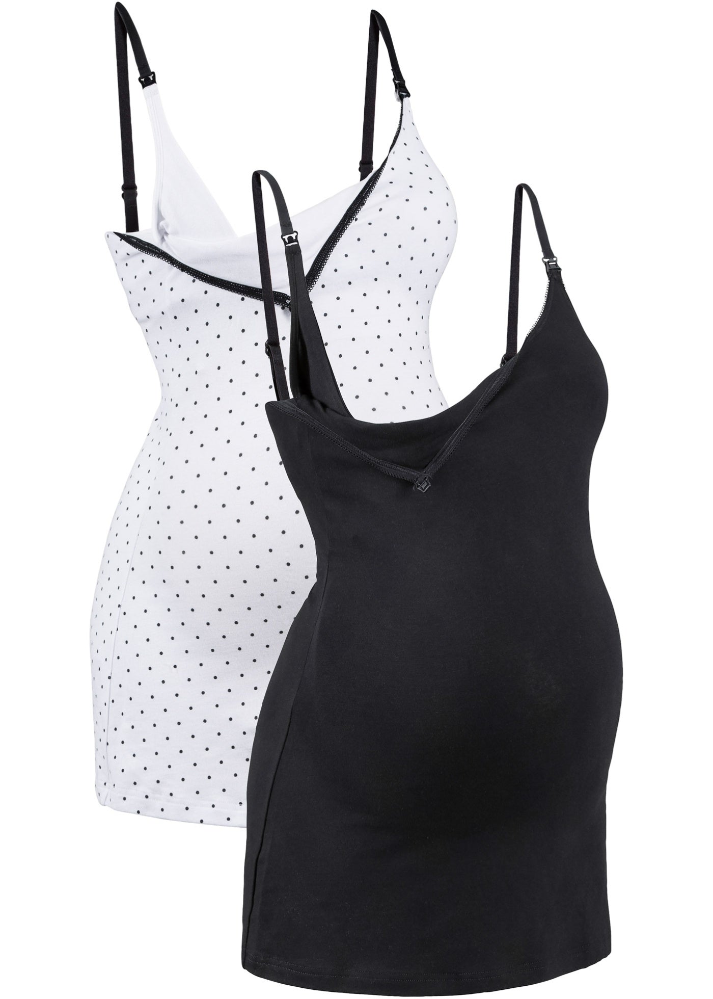 Women's Spaghetti Strap Camisole Soft Cotton Pregnancy Nursing Top