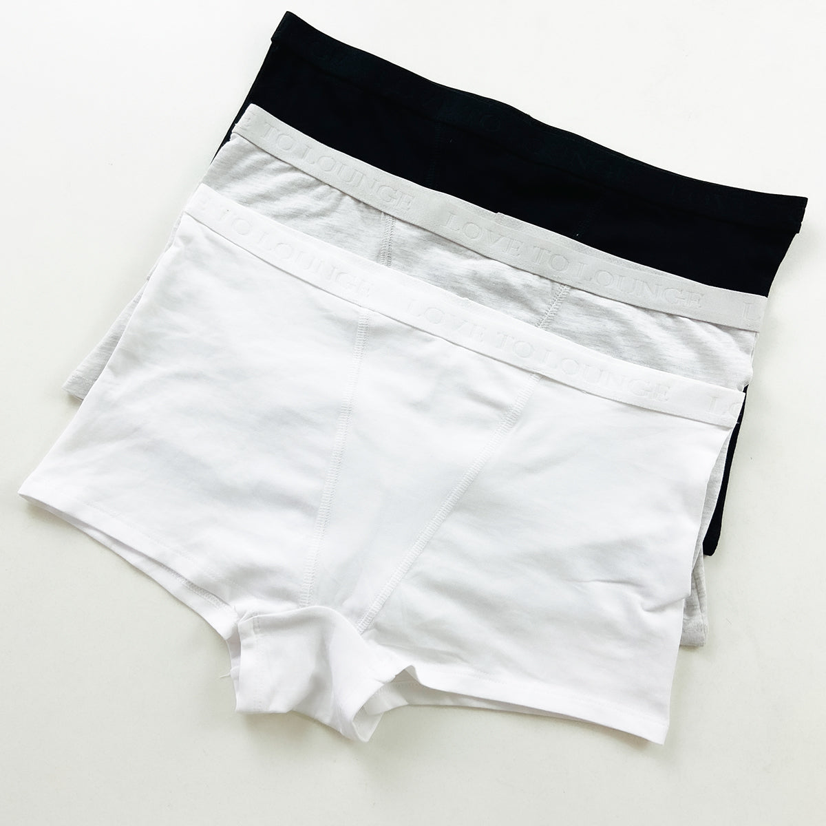 Women's Mid Waist Cotton Boxer Brief Panty