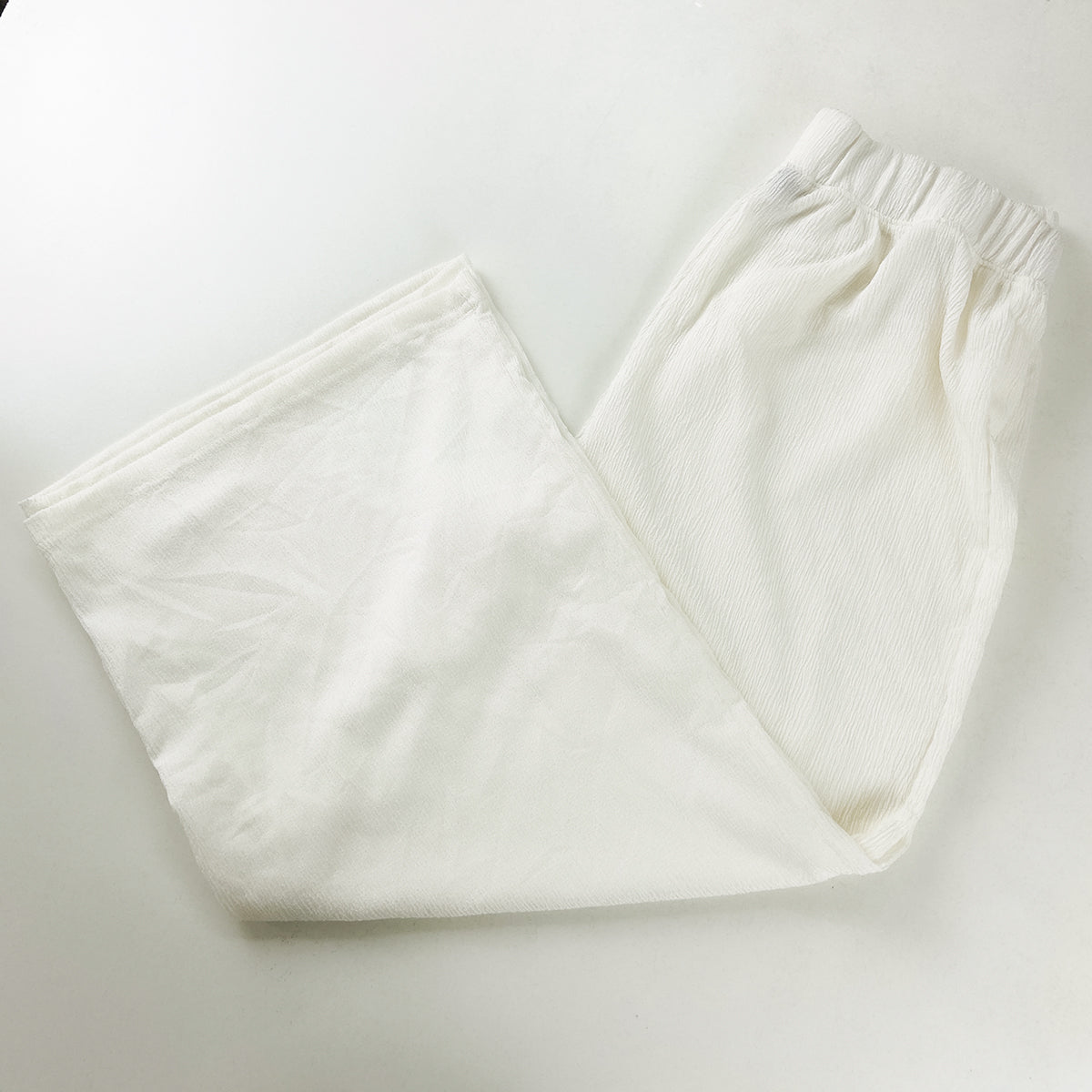 Womens Lightweight Crinkle Culotte 3/4 Pajama