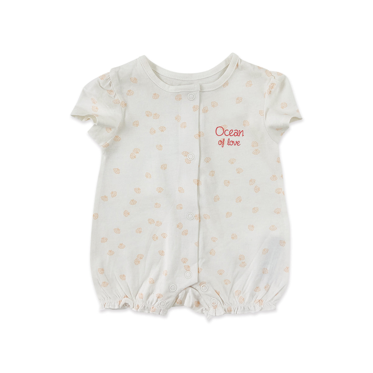 Infant and Toddler Baby Short Sleeve Cotton Bodysuit