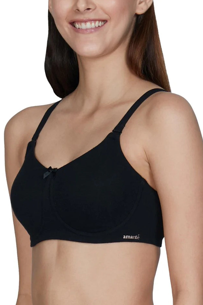 Womens Cotton Non-Padded Non-Wired Full Coverage Bra