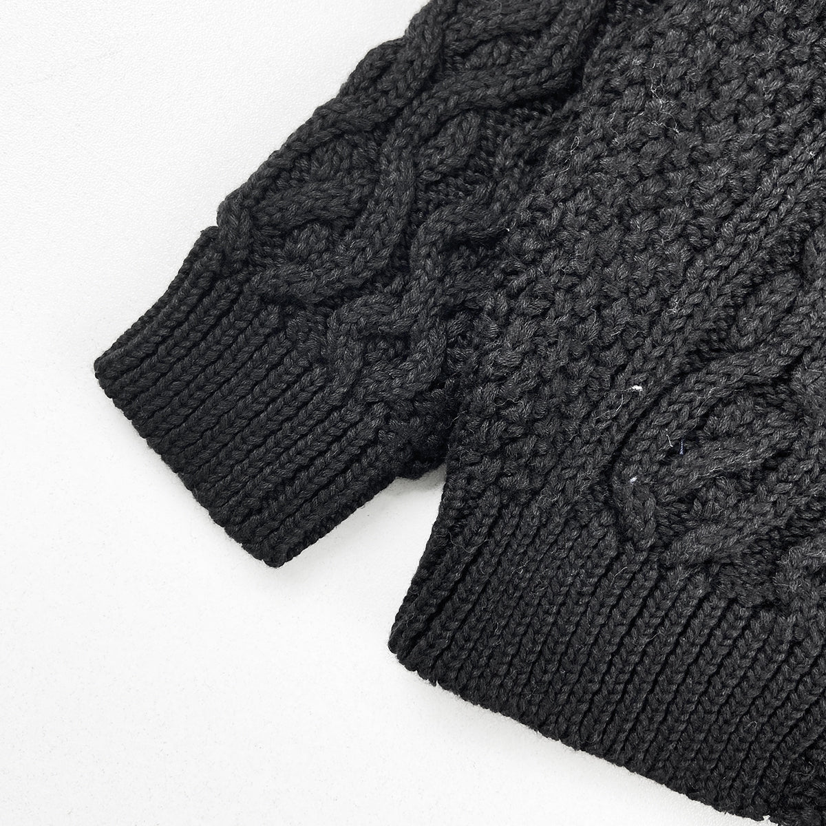 Kids Cable Knit Soft Cotton Cardigan Sweater