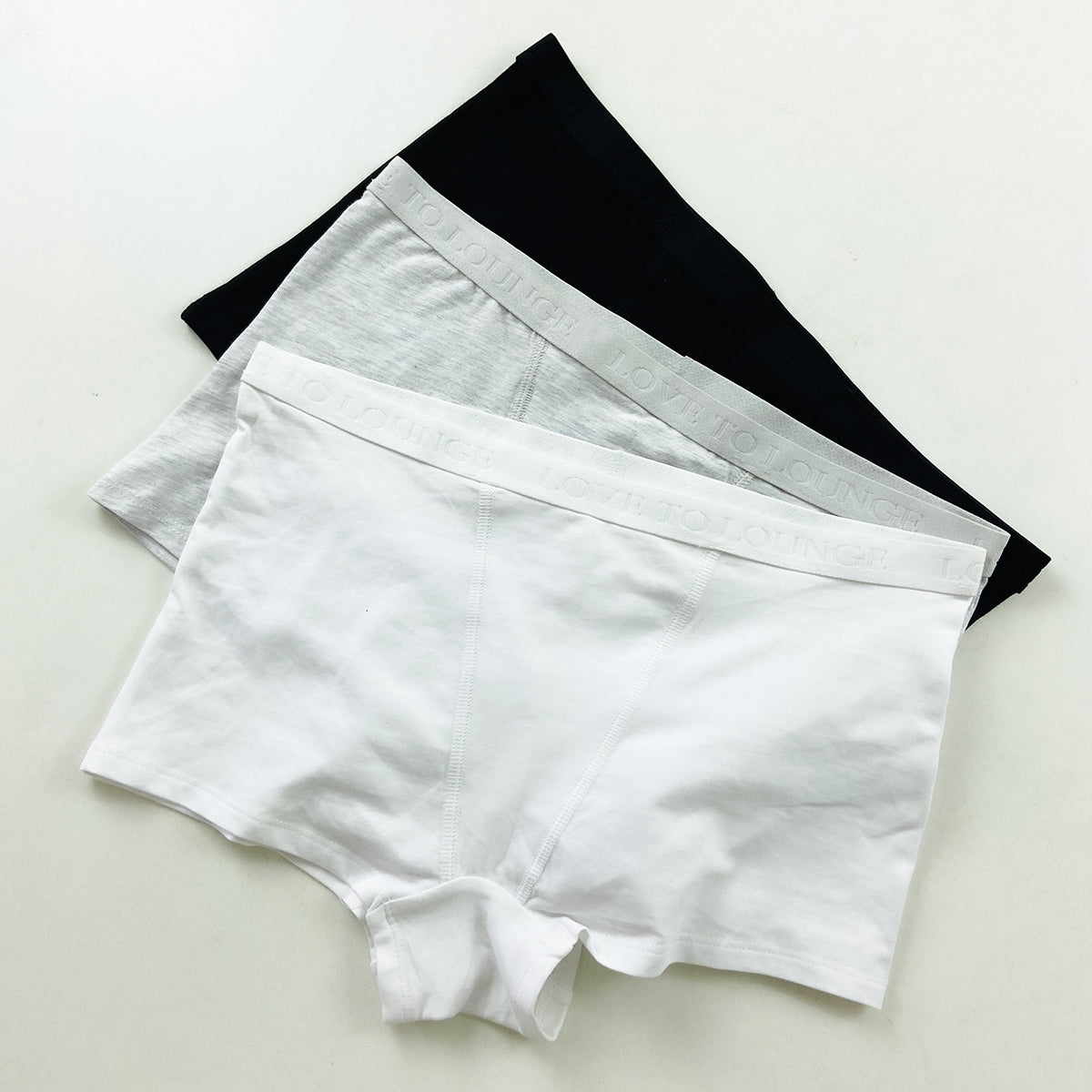 Women's Mid Waist Cotton Boxer Brief Panty