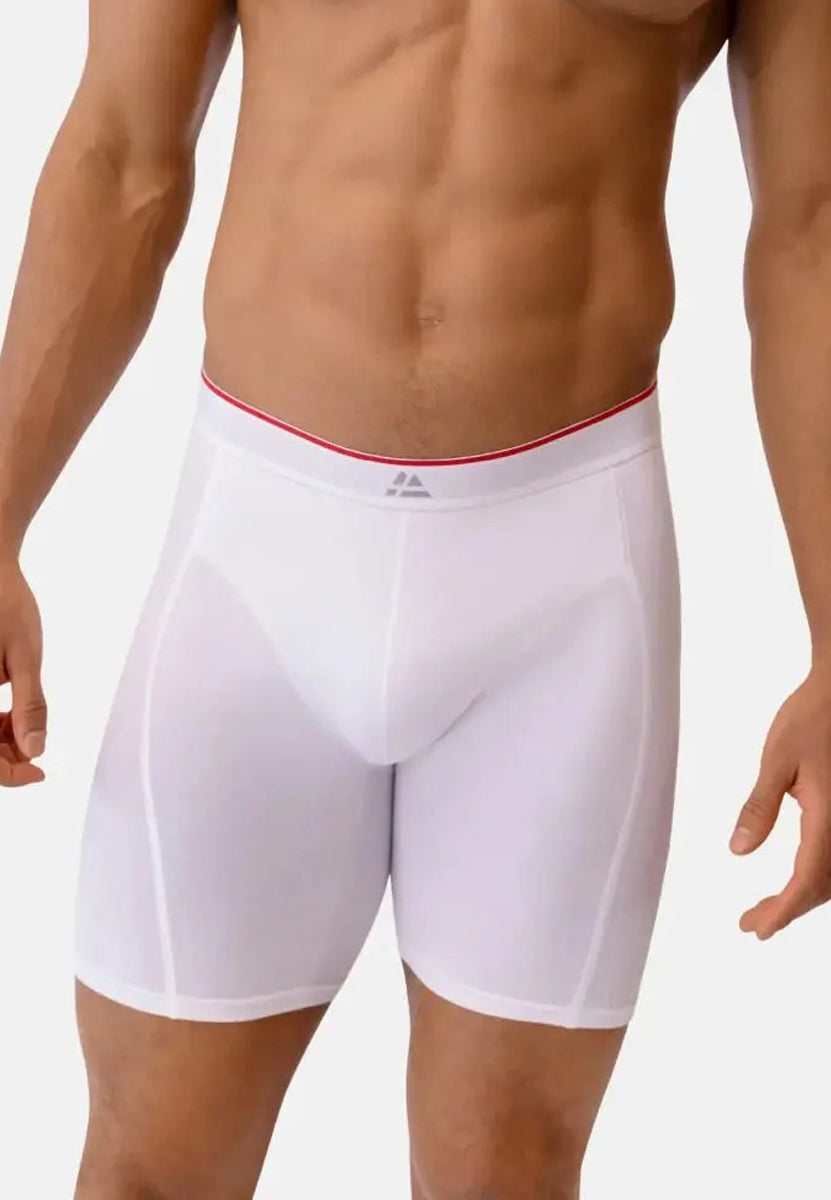 Pack of 3 Mens Extra Long Bamboo Fiber Trunks Boxer