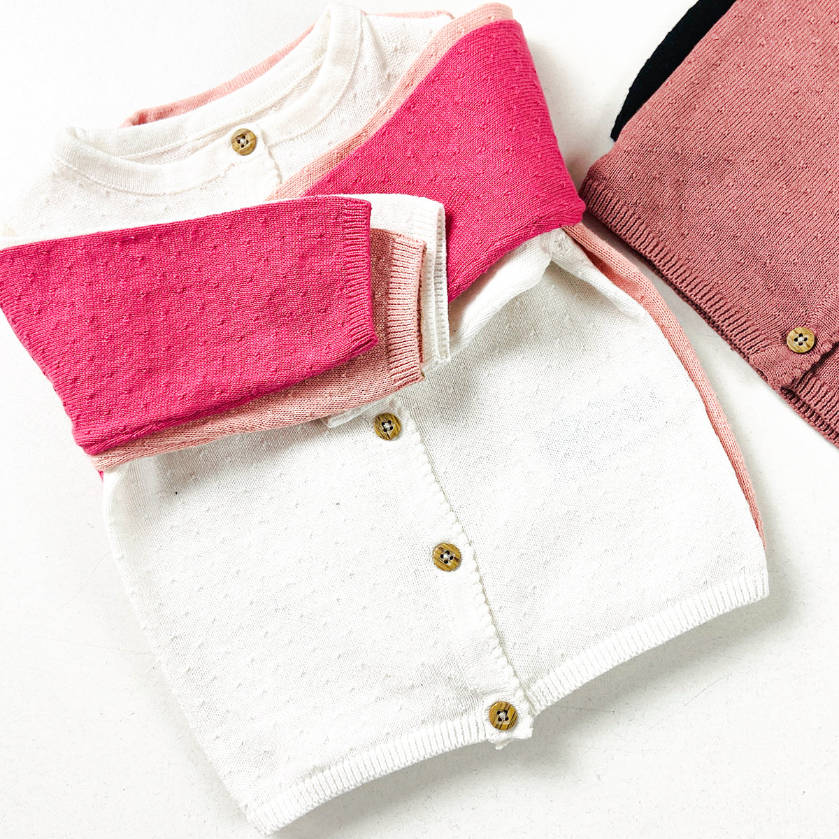 Girls Premium Soft Knit Button Cardigan