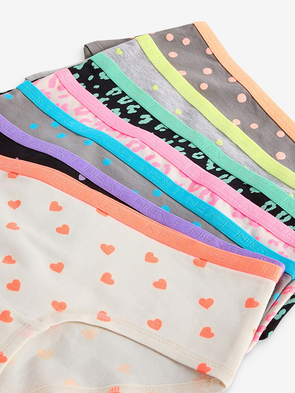 Pack of 5 Girls Cotton Printed Brief Panty Underwear