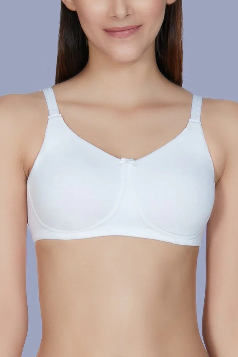 Womens Cotton Non-Padded Non-Wired Full Coverage Bra