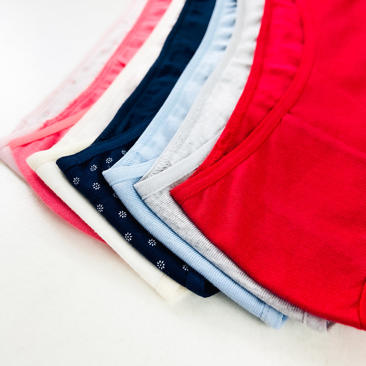 Pack of 5 Womens High Leg Cotton Briefs