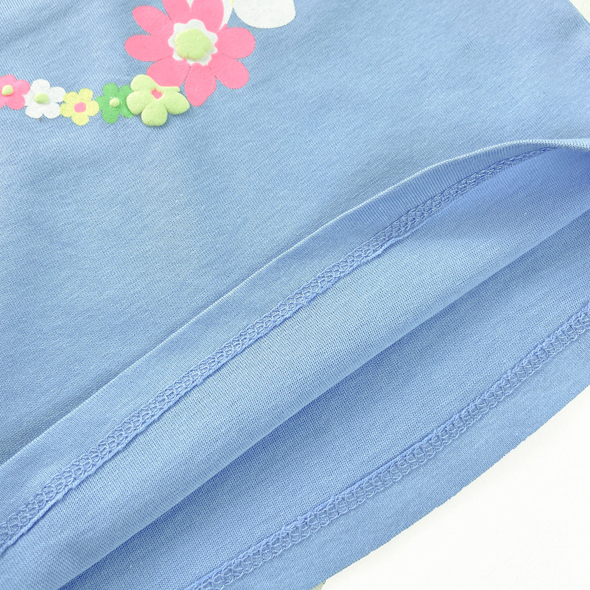 Girls Printed Soft Cotton Short Sleeve T-Shirt