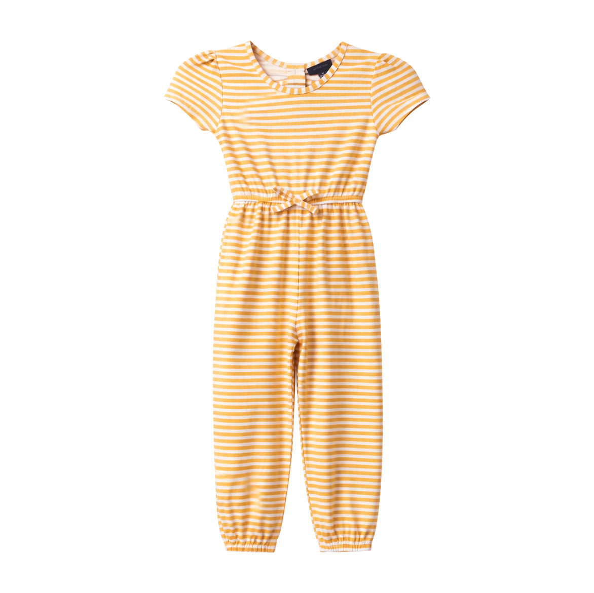 Girls Designed Shoulder Ruffle Trim Full length long Jumpsuit