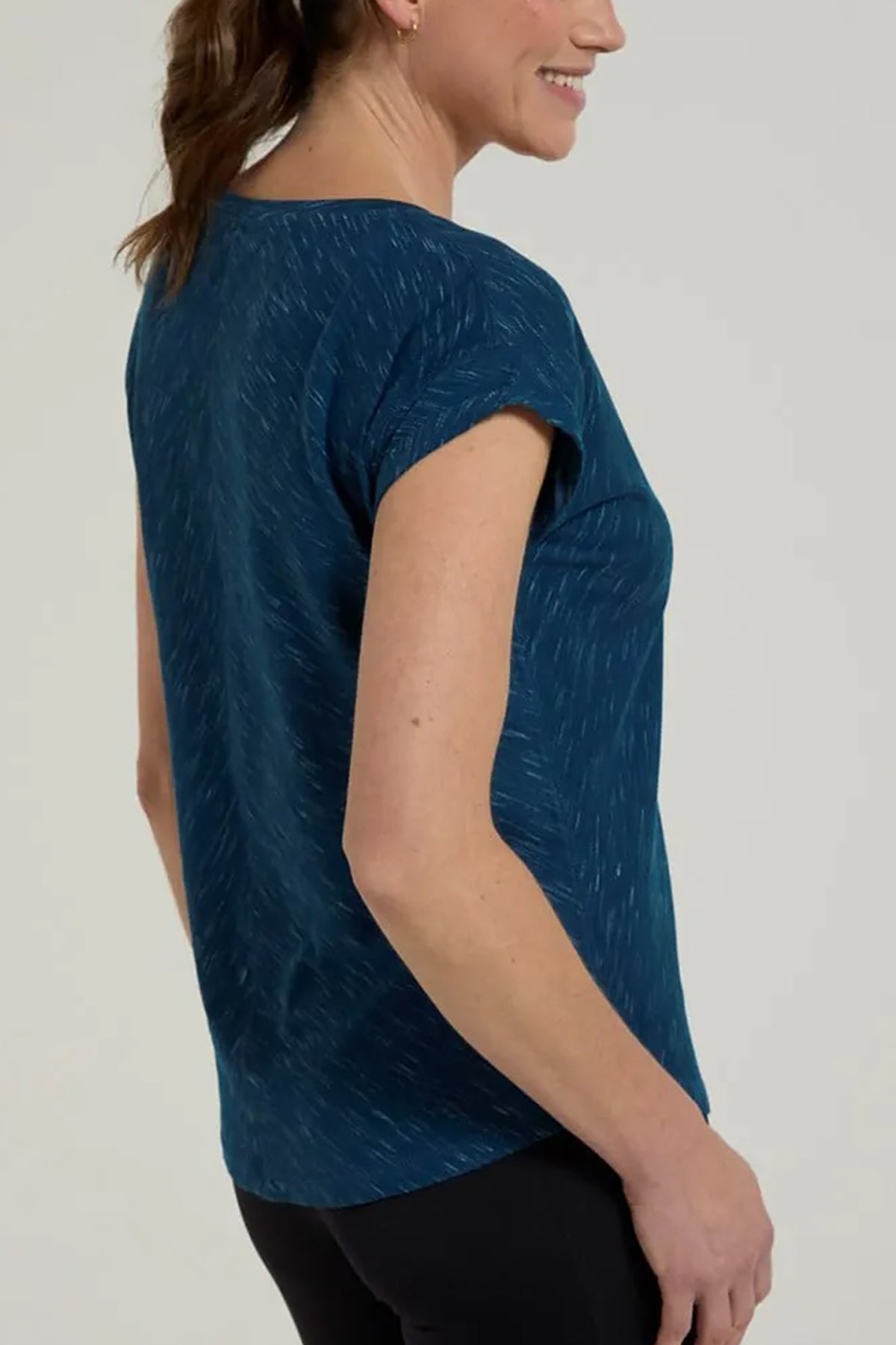 Women's Slouch Fit Round Neck Cotton T-Shirt