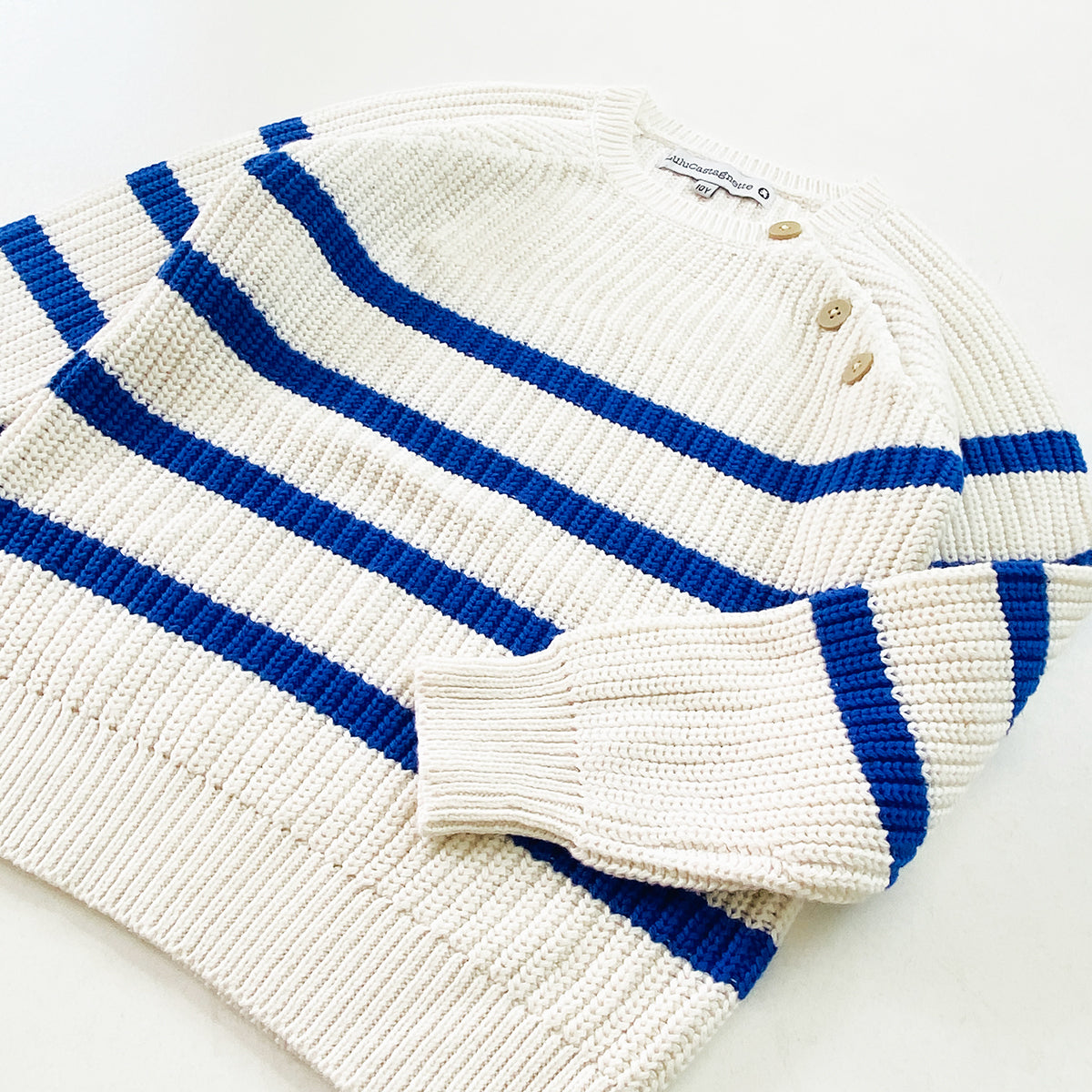 Kids Knit Striped Winter Pullover Sweater