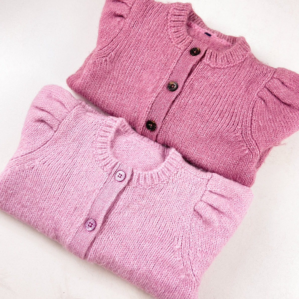 Girls Cable Knit Soft Cotton Cardigan Sweater