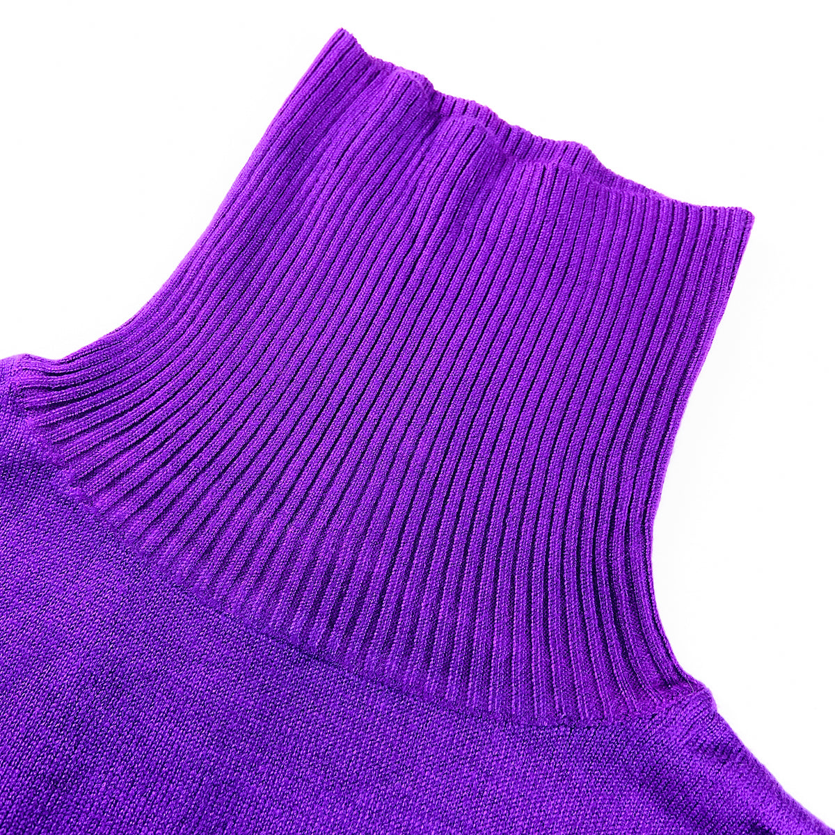 Womens Premium Knit Half Sleeve Turtleneck Sweater