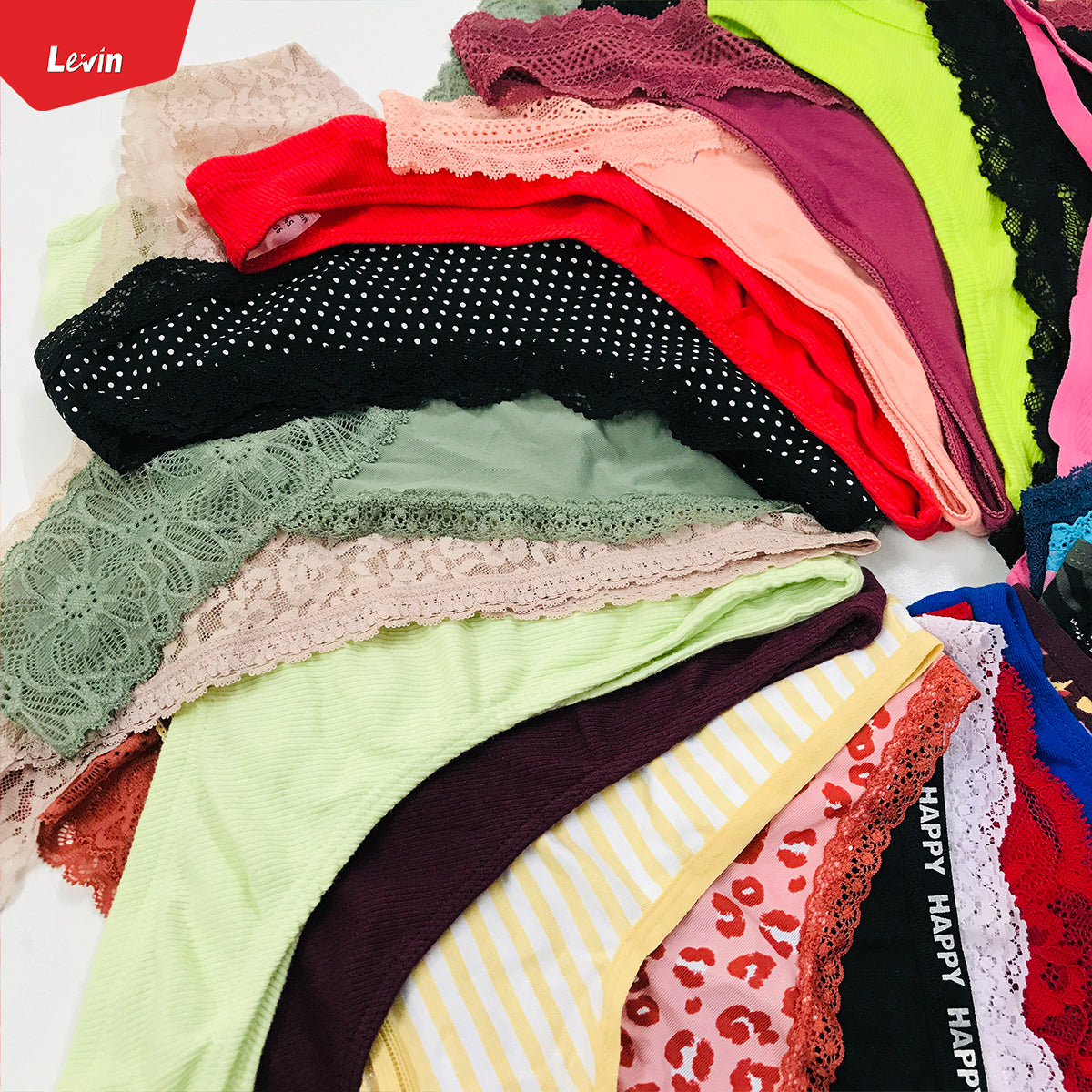 Pack of 5 Assorted Multicolor Ladies Premium Sexy Thong