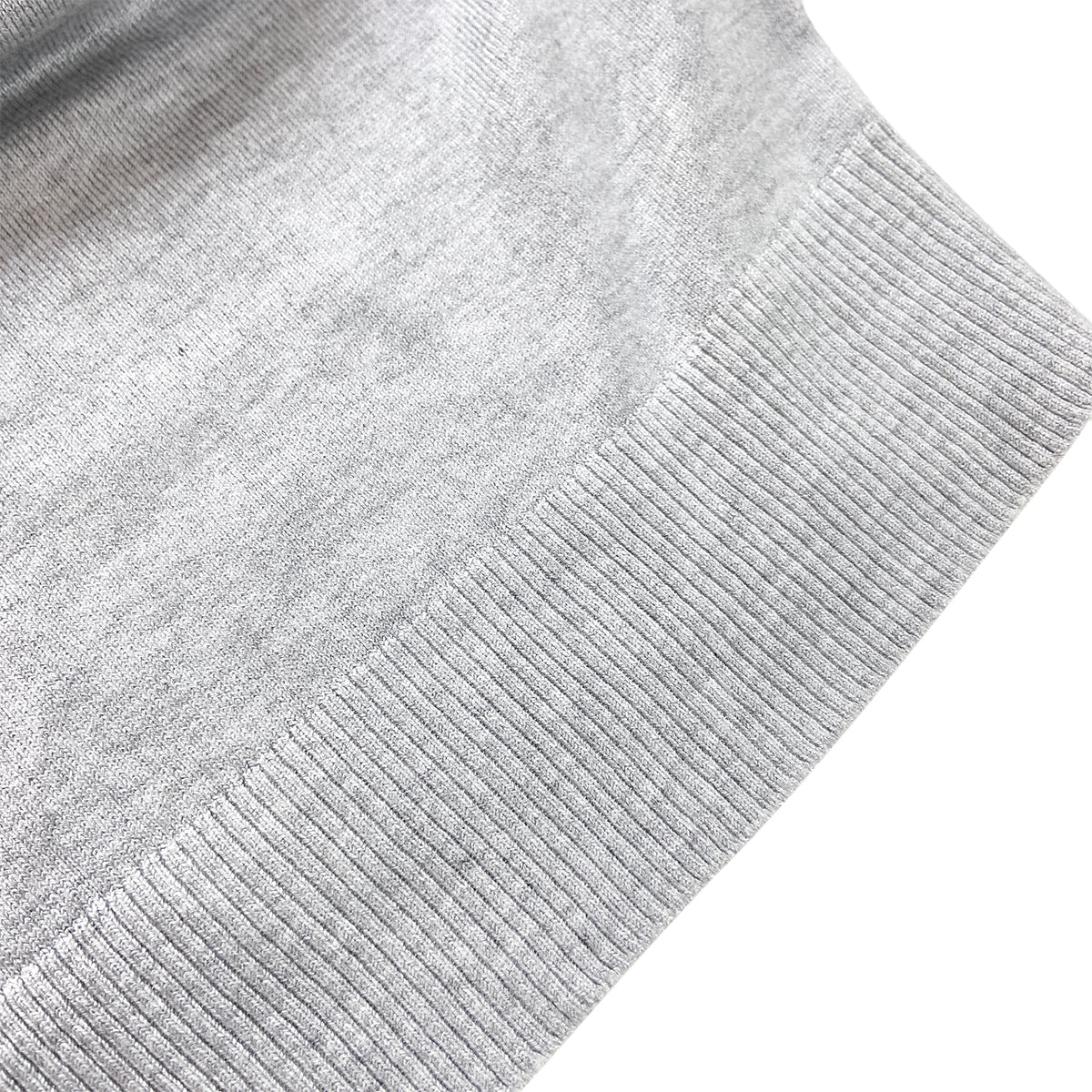 Womens Ribbed Trim Classic Open-Front Knit Cardigan