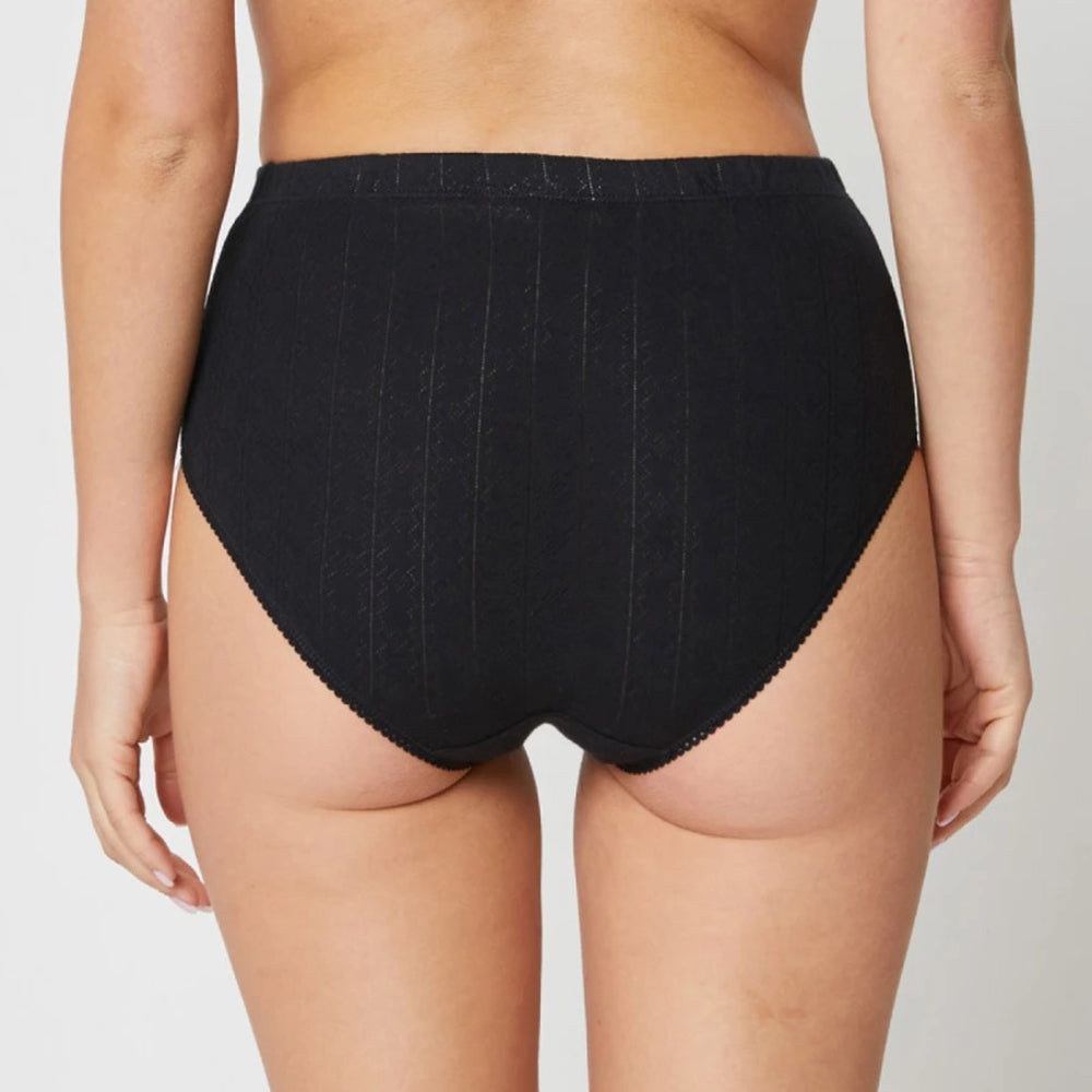 Pack of 3 Womens High Waist Cotton Brief Full Coverage Panty