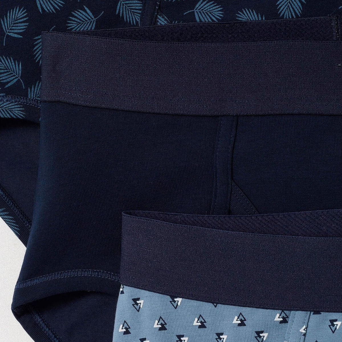 Pack of 3 Mens Classic Cotton Stretch Elastic Waistband Briefs