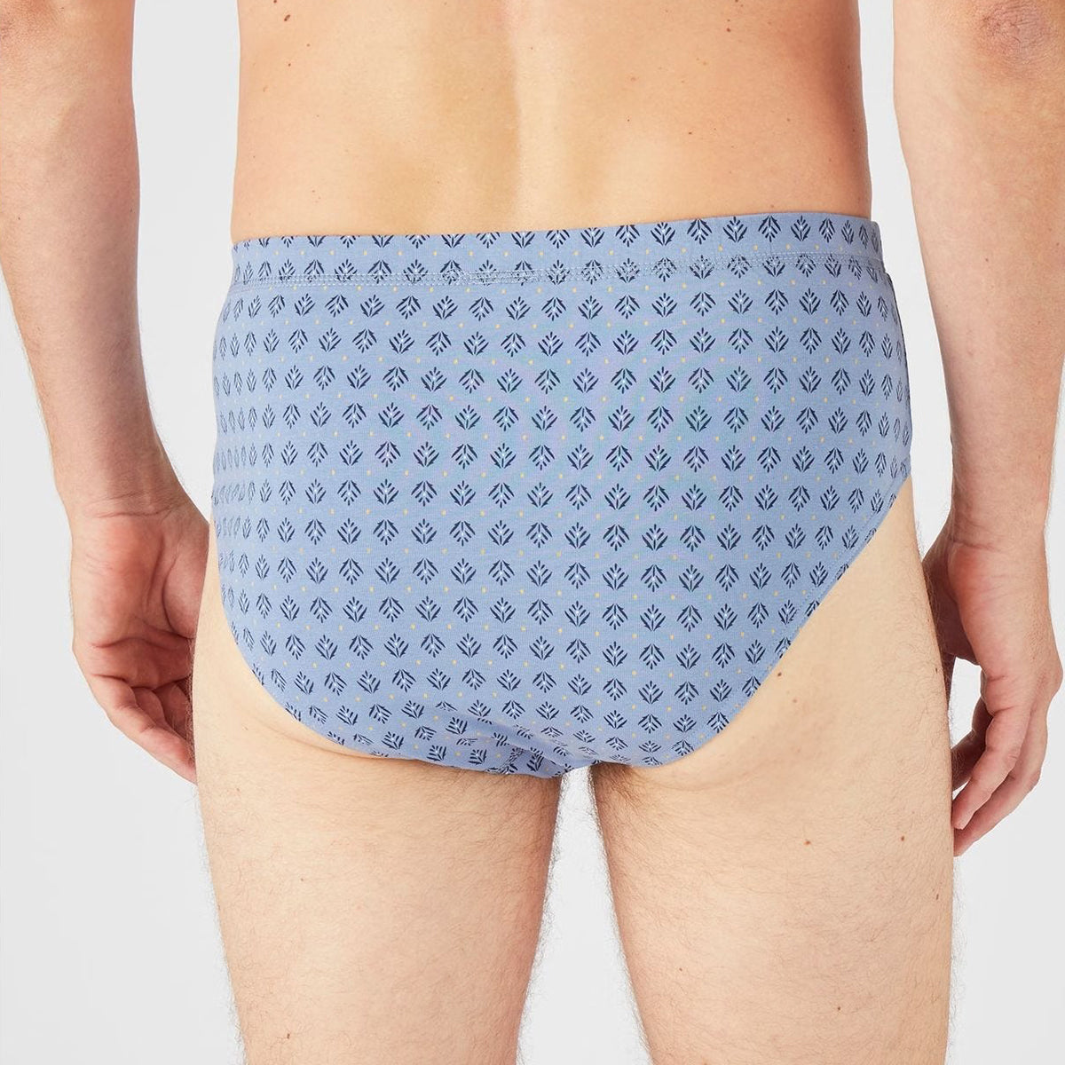 Pack of 3 Mens Classic Printed Cotton Briefs