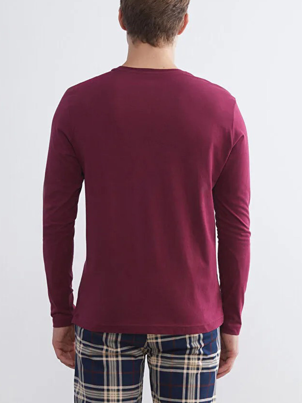 Mens Full Sleeve Crew Neck Jersey Cotton T-Shirt