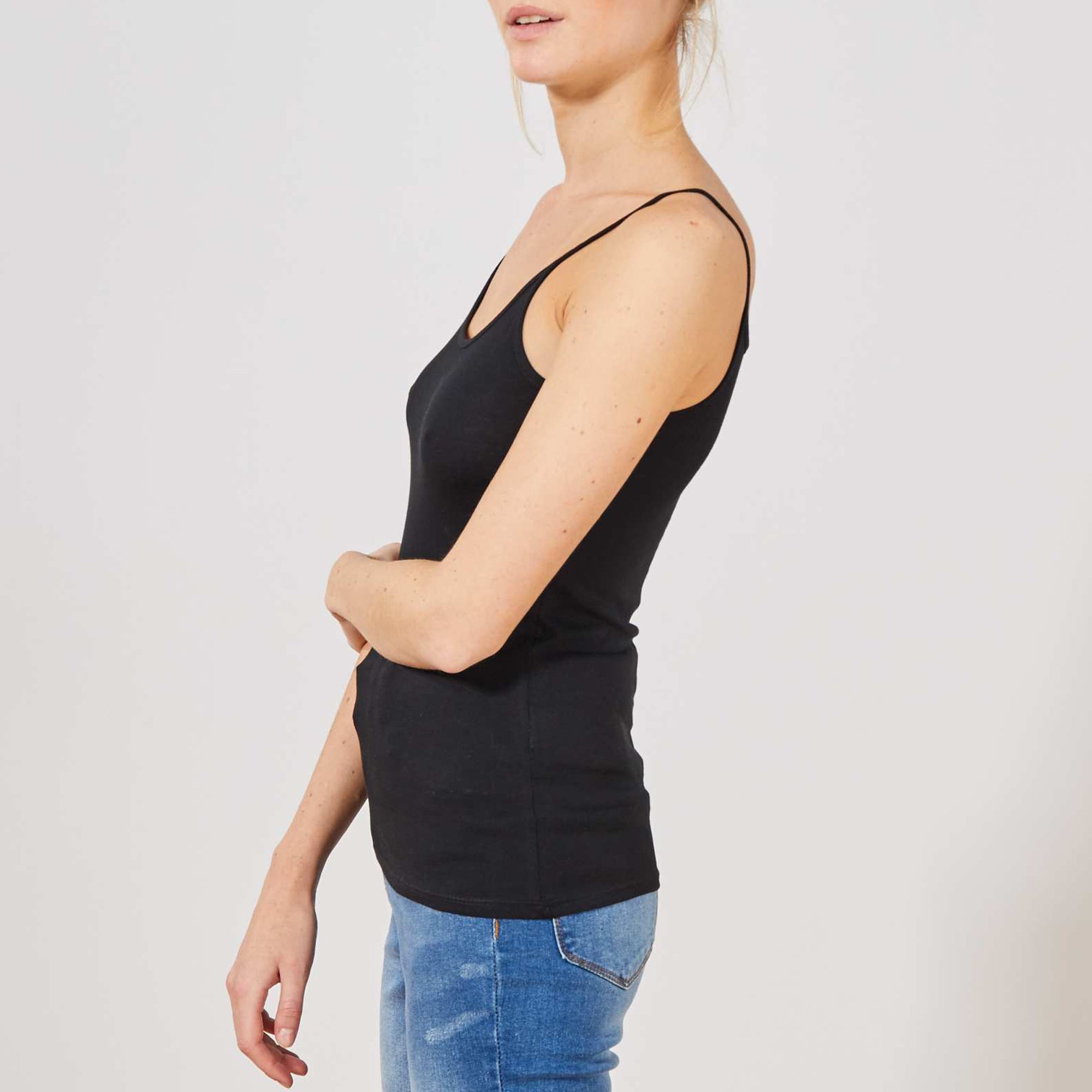 Ladies Basic Camisole Cotton Tank Top