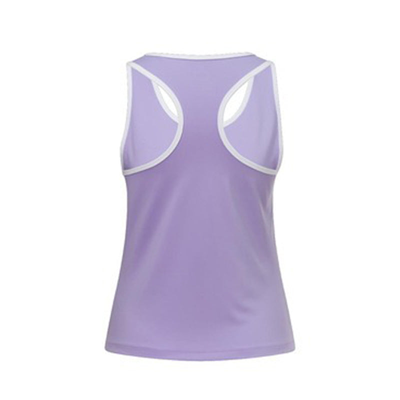 Womens Lilac Racerback Sports Tank Top