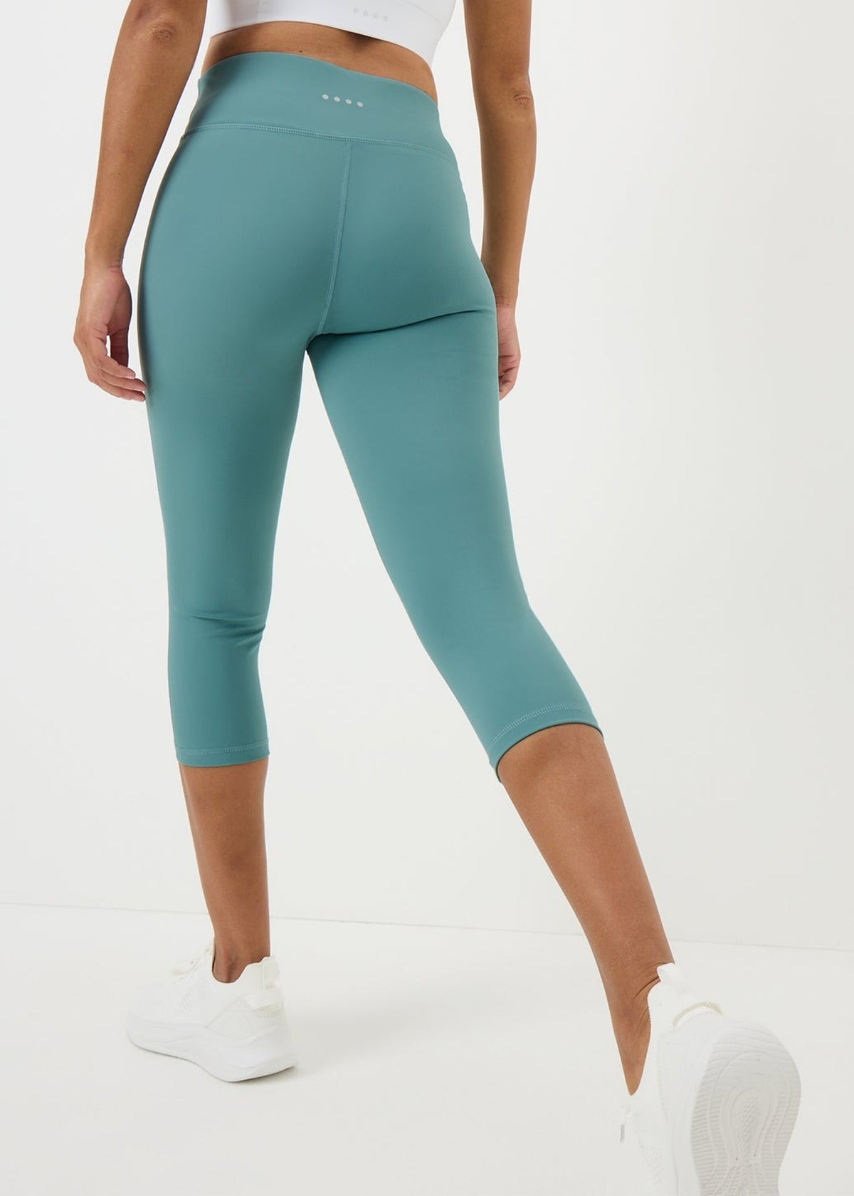 Women's High Waist Stretch Activewear Capri Leggings