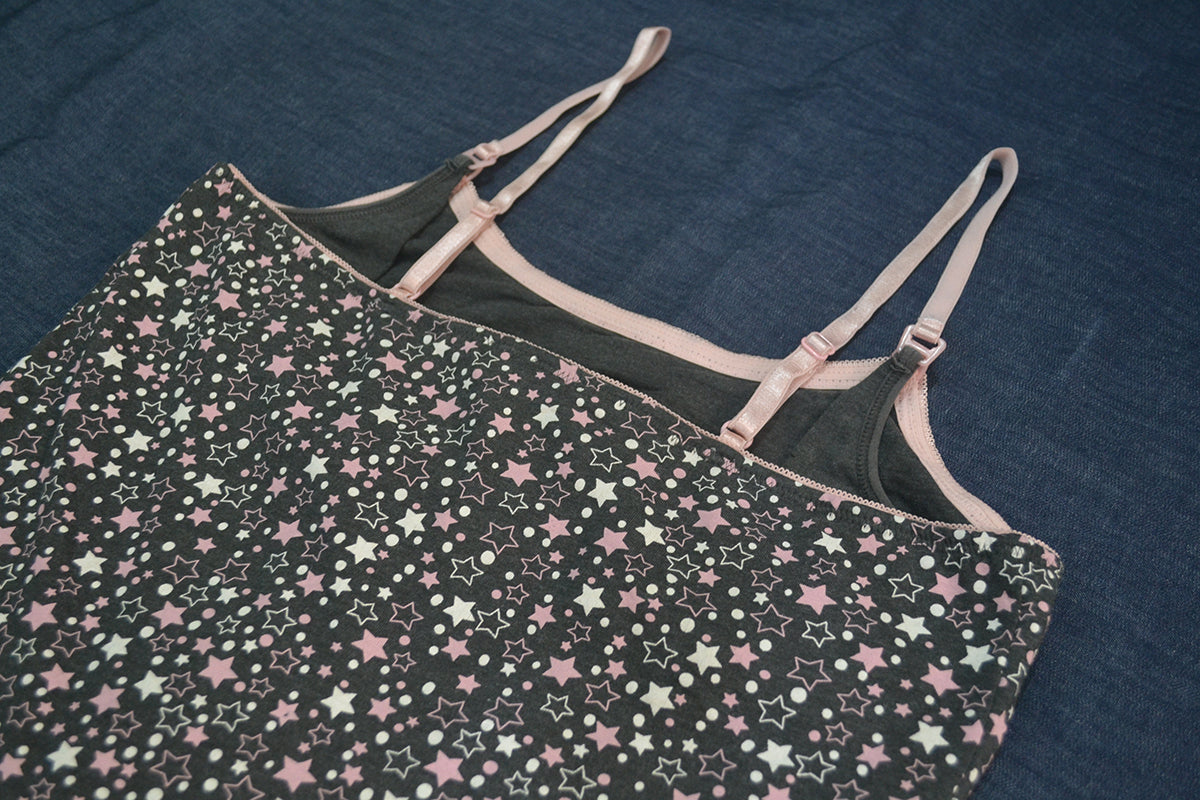 Women's Spaghetti Strap Camisole Soft Cotton Pregnancy Nursing Top