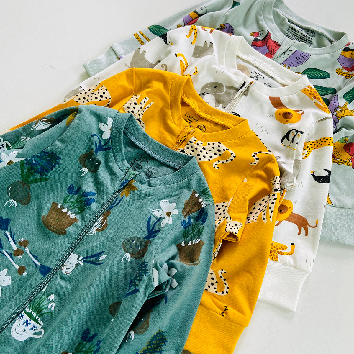 Baby Organic Cotton Printed Sleepsuit Full Body Romper