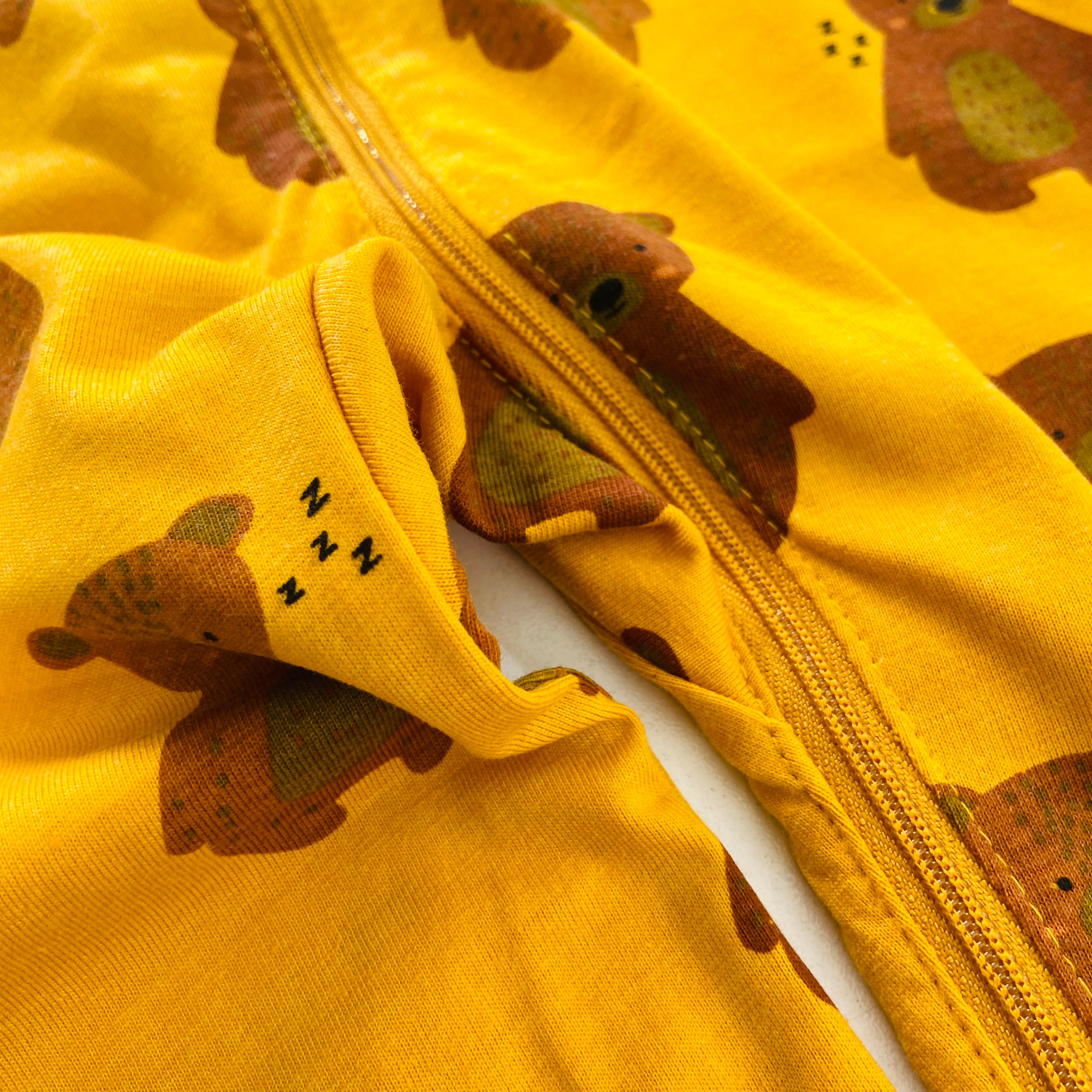 Baby Organic Cotton Printed Sleepsuit Full Body Romper