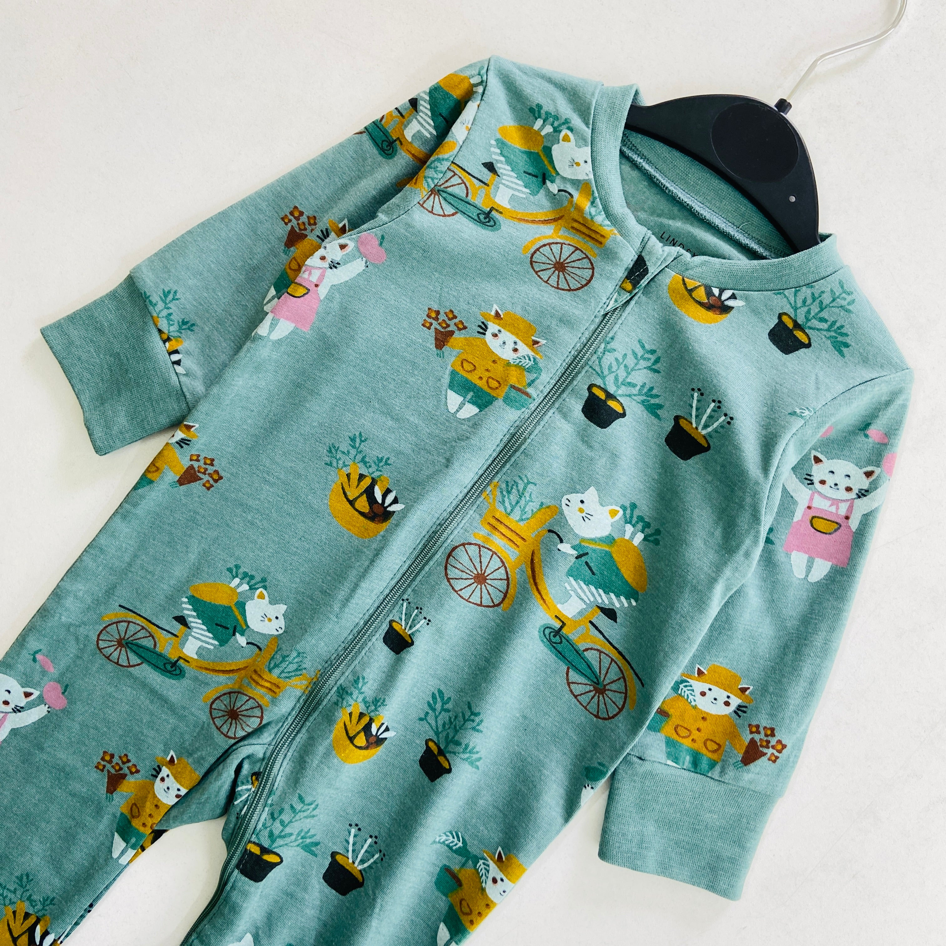 Baby Organic Cotton Printed Sleepsuit Full Body Romper