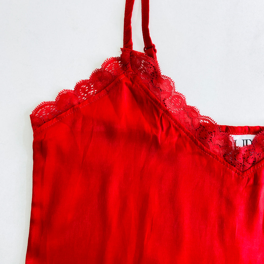 Womens Sleeveless Satin Short Loungewear Pajamas Set