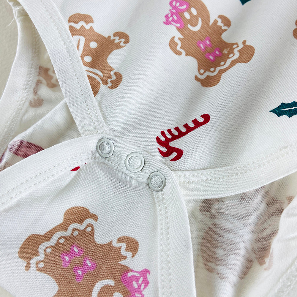 Pack of 3 Toddler Baby Full Sleeve Bodysuit Printed Cotton Romper