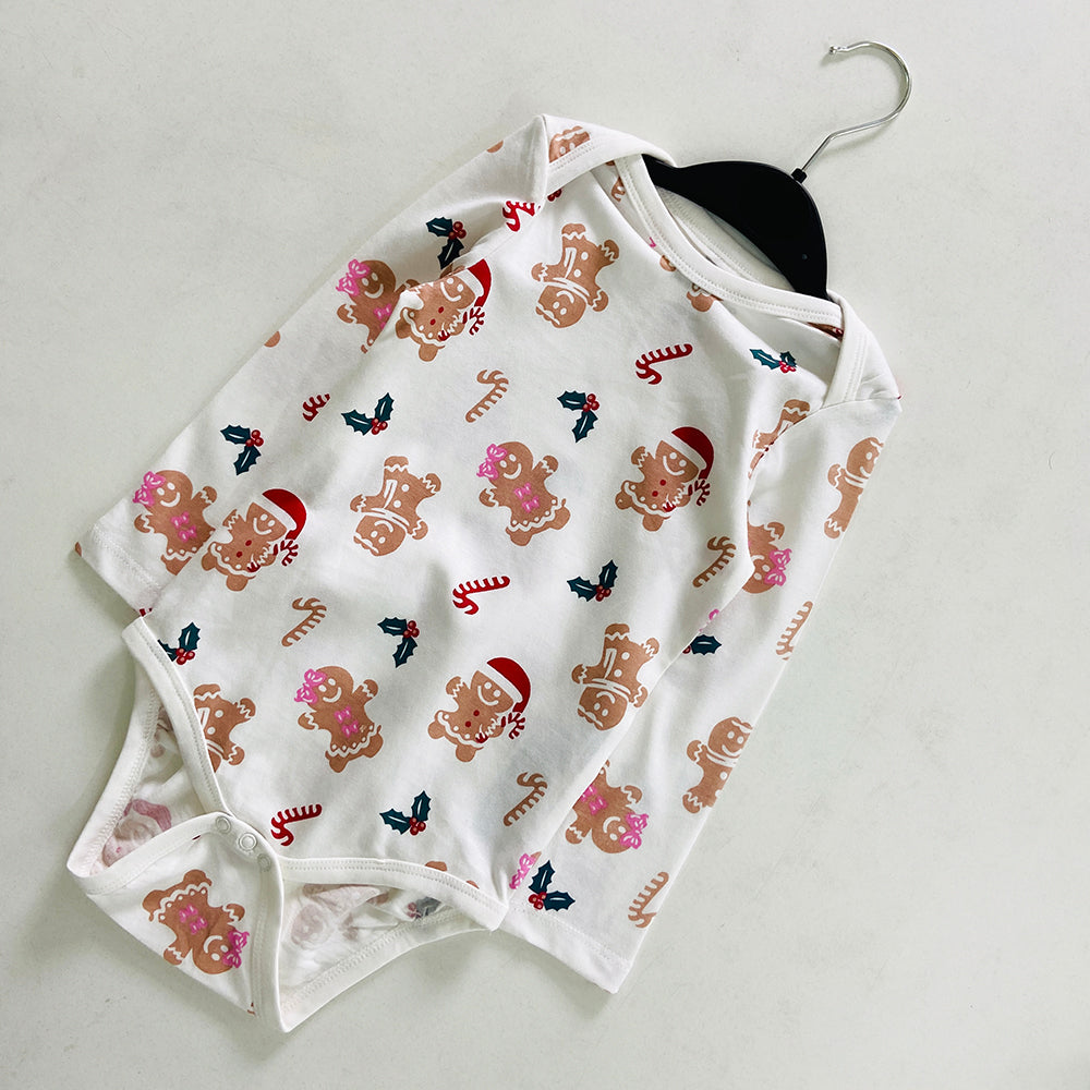 Pack of 3 Toddler Baby Full Sleeve Bodysuit Printed Cotton Romper